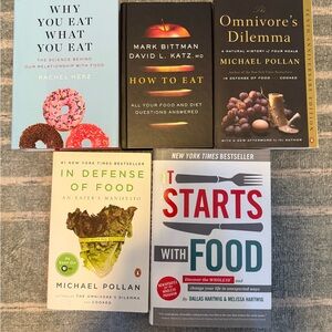 Assorted Food and Nutrition Book Set